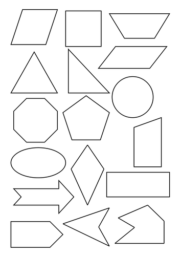 Sorting 2D Shapes by carolebeachill - Teaching Resources - Tes carroll diagram blank 