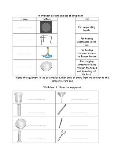 Worksheets Identifying Lab Equipment Worksheet identifying lab equipment worksheet pixelpaperskin worksheets by jimmylittlewing teaching resources tes