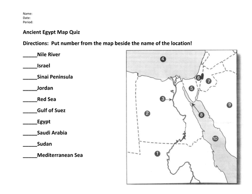 Worksheets Ancient Egypt Map Worksheet ancient egypt map quiz and answers by evanderheyden10 teaching resources tes