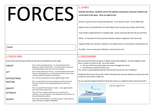 Worksheets Types Of Forces Worksheet types of forces worksheet sharebrowse pixelpaperskin