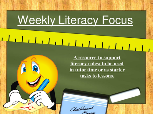 Weekly Literacy Focus
