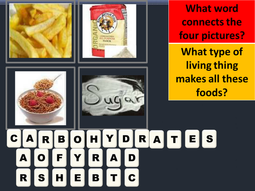 GCSE Core Science - Food and Health - Biology: Carbohydrates