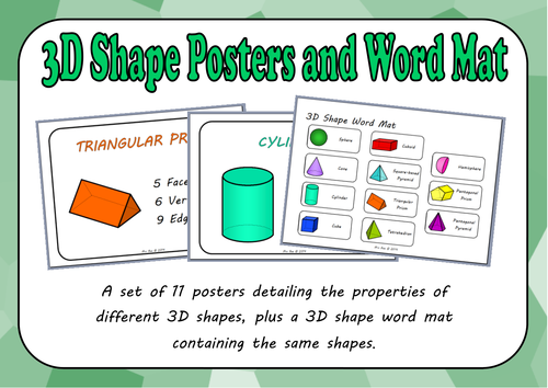 3D Shape Posters