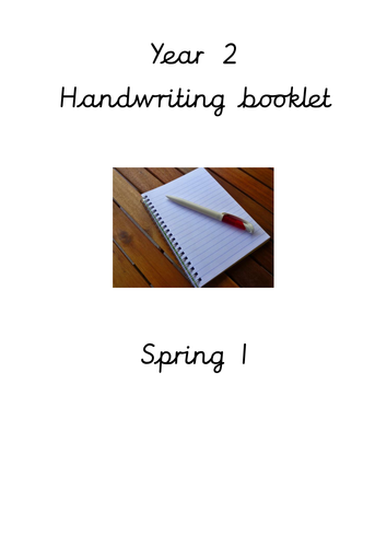Year 2 Handwriting and Spelling booklet