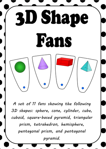 3D Shape Classroom Fans