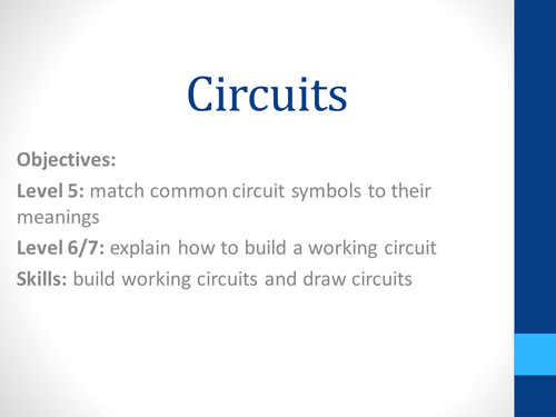 KS3 Introduction to Circuits