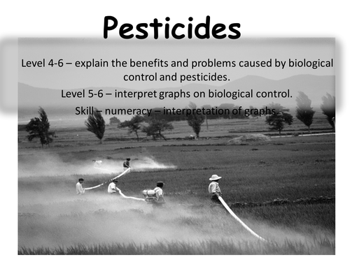 KS3 Pesticides and Biological Control