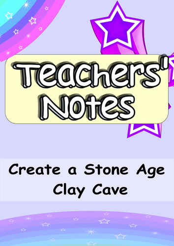 Beautiful Stone Age Clay Lesson -  Cross-Curricula with Reading Comprehension Element KS1 or KS2