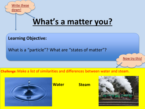 KS3 Science Particles Year 7 - 10 lessons!