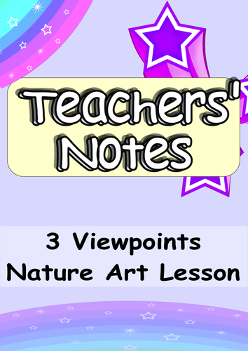 Nature Art Lesson Cross-Curricula with Writing Element KS1 & KS2 Suitable
