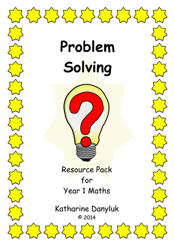 Problem Solving and Activities Resource Packs for Year 1 Maths