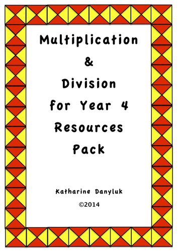 Multiplication Division and Tables Resource Pack for Year 4