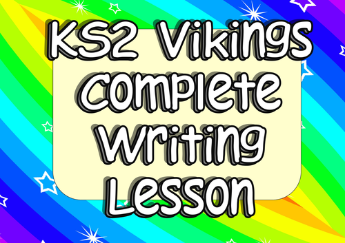 KS2 Vikings Engaging Cross-Curricula Writing Complete Lesson (Multiple Genre)