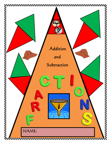 Fractions- Addition and Subtraction includes applications and answers