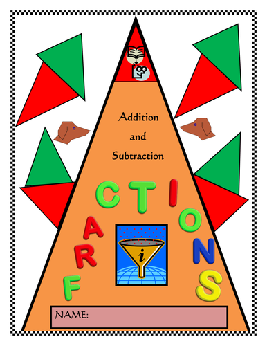 Fractions- Addition and Subtraction includes applications and answers/solutions