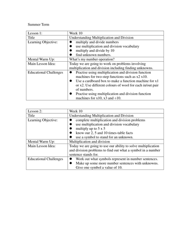 56 Year 2 Summer Term Numeracy Lessons - Full PowerPoint Lessons