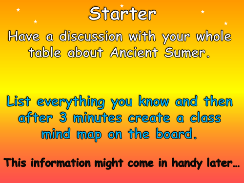 KS2 Ancient Sumer - Engaging Inspiring Independent Learning Cross-Curricula Time Detectives Lesson