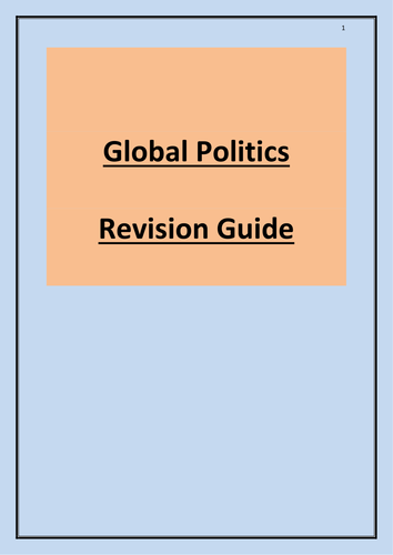 Global Politics Revision Guide