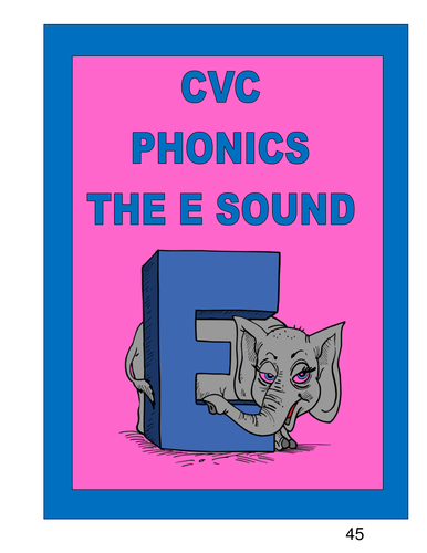 CVC PHONICS THE E SOUND