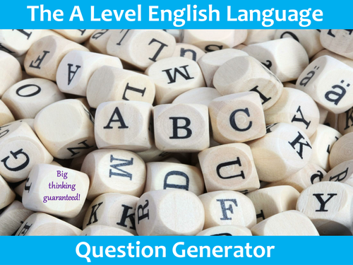 The A Level English Language Question Generator