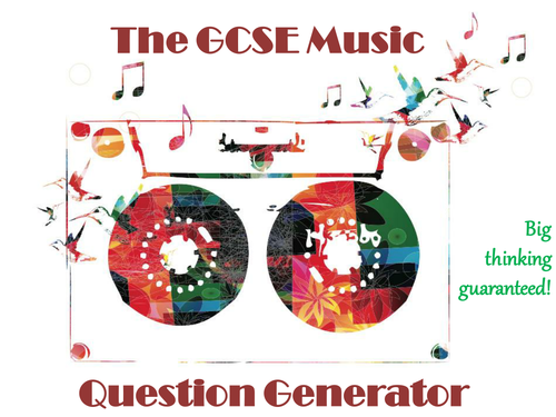 The GCSE Music Question Generator