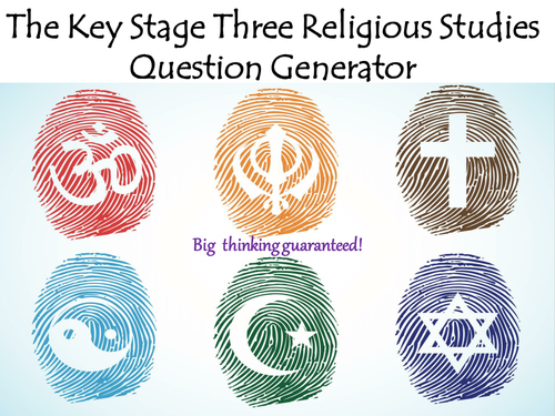 The Key Stage Three Religious Studies Question Generator
