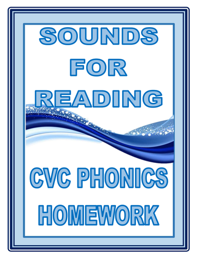 SOUNDS FOR READING: CVC PHONICS HOMEWORK CARDS