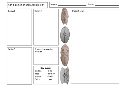 Iron Age Warriors: Shields (DT / History - KS2)