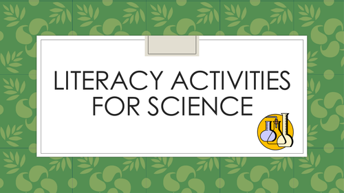 Language and Literacy Activities for Science