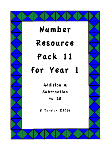 Number for Year 1 Resources Pack 11