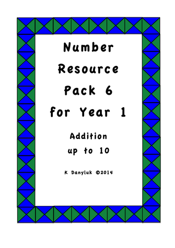 Teaching Number for Year 1 Resources Pack 6