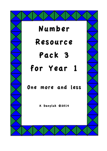 Teaching Number for Year 1 Resource Pack 3
