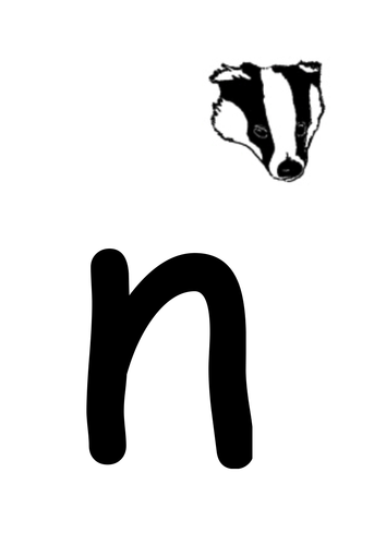 Boris The Lost Badger Letters and Sounds Nature Trail