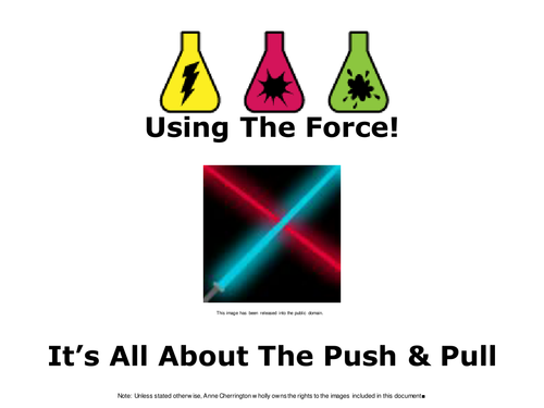 KS1 & KS2 - Science Lesson Plan + PowerPoint -  Push Me, Pull Me Forces!
