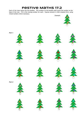 Festive Maths Pack 17