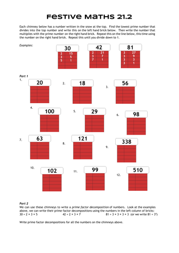 Festive Maths Pack 21
