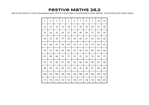 Festive Maths Pack 28