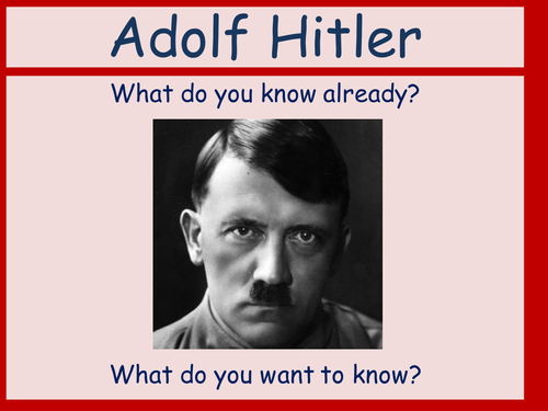 Hitler's Early Life