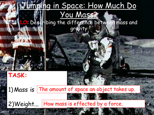Jumping in Space: How Much Do You Mass?