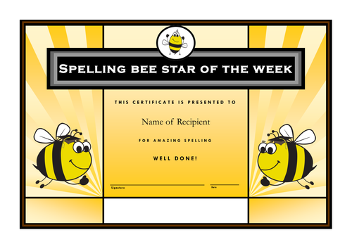 Complete Year 4 Multi-task spelling bees scheme
