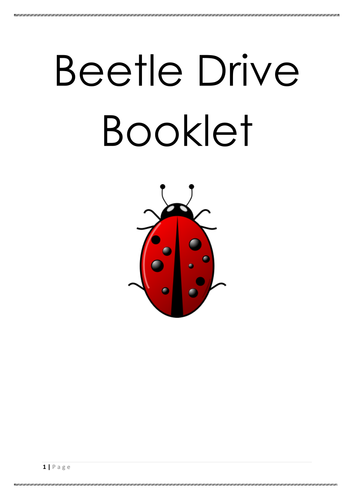 Beetle Drive Booklet