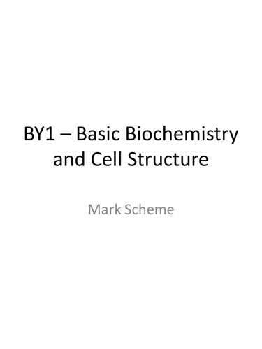 WJEC BY1 - Specification with related questions