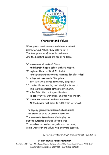 Going well beyond instilling 'British' values