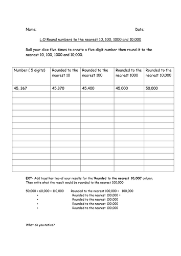 Rounding whole numbers to one million