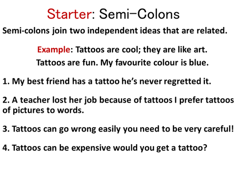 Tattoos: Stylish or Anti-Social? (Persuasive Writing)