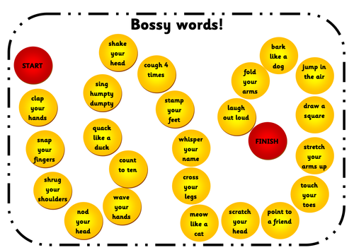 Verb Phrases, Board Game