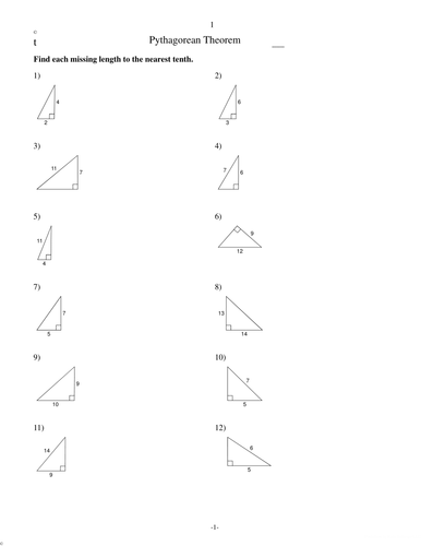 Pythagorean Theorem | Teaching Resources