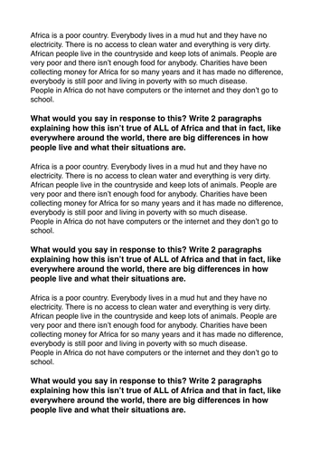 Challenging impressions of Africa 