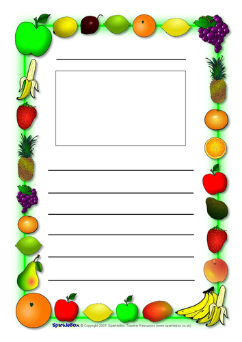 Handa's Surprise Favourite Fruit writing template by EmmaS113 ...