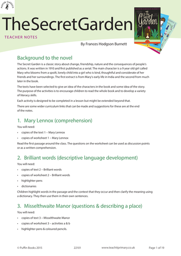 Describing a garden example picture